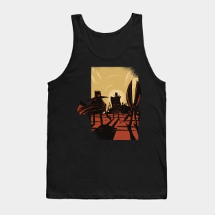 Rock Papers Scissors Funny Tank Top